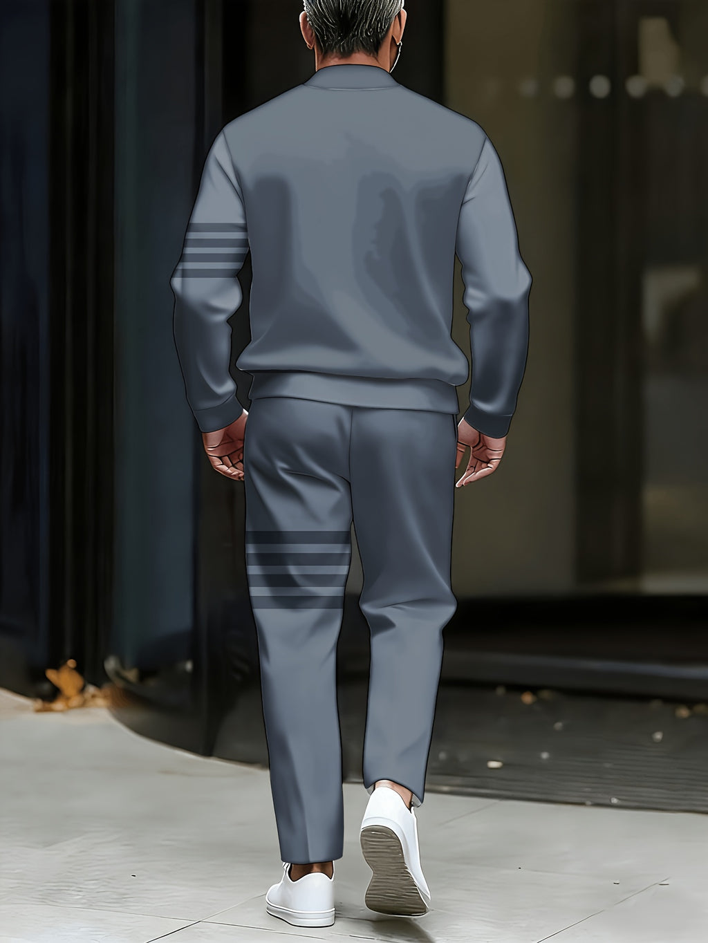 Herren Casual Zweiteiler Herbst Winter