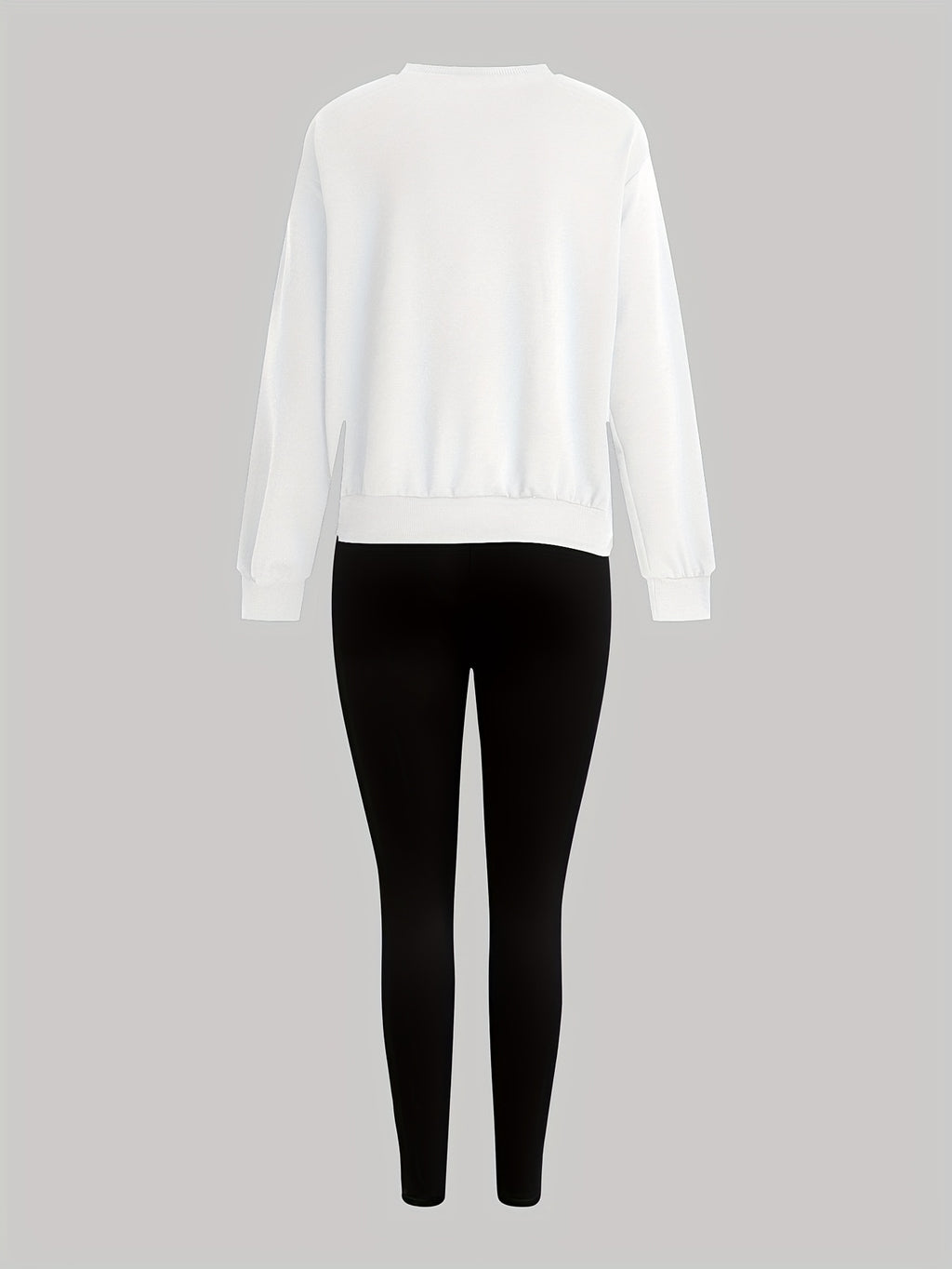 Damen Sweatshirt Leggings Set Winter