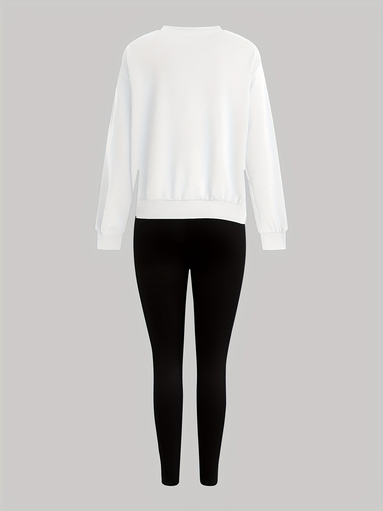 Damen Sweatshirt Leggings Set Winter