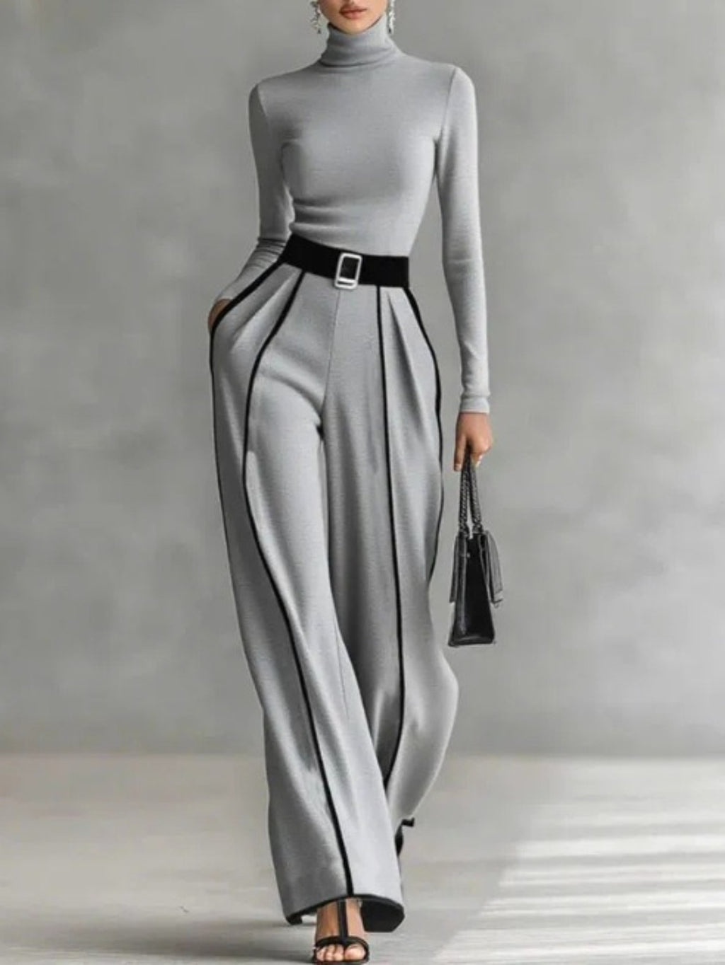 Elegantes Damen Zweiteiler Set
