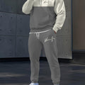 Herren Hoodie Jogger Set Grau
