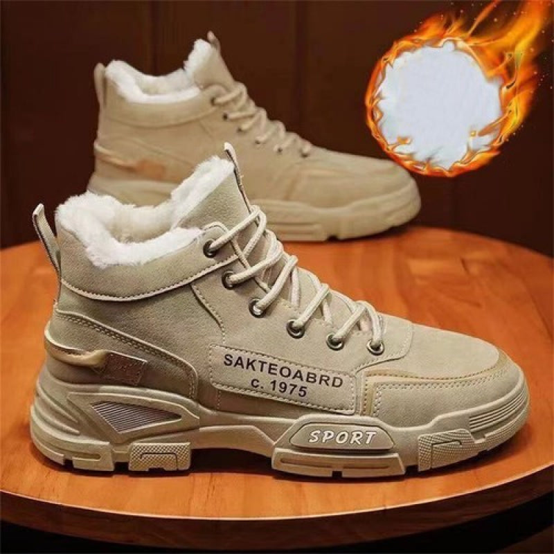 Herren Winter Stiefeletten Gefüttert Warm