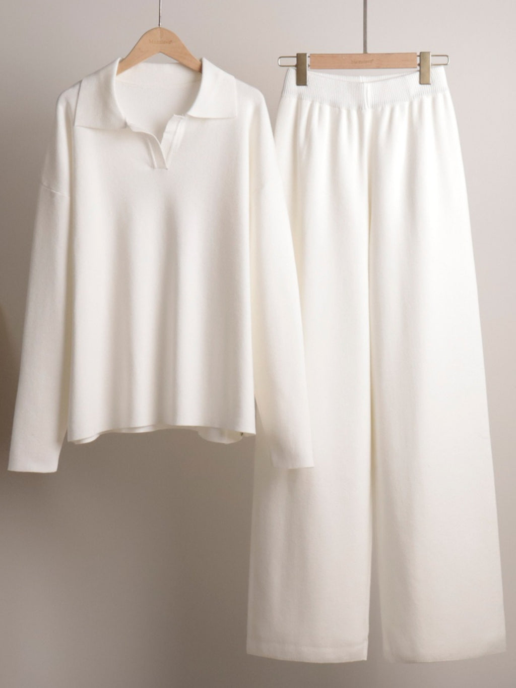 Damen Strick Zweiteiler Casual Elegant