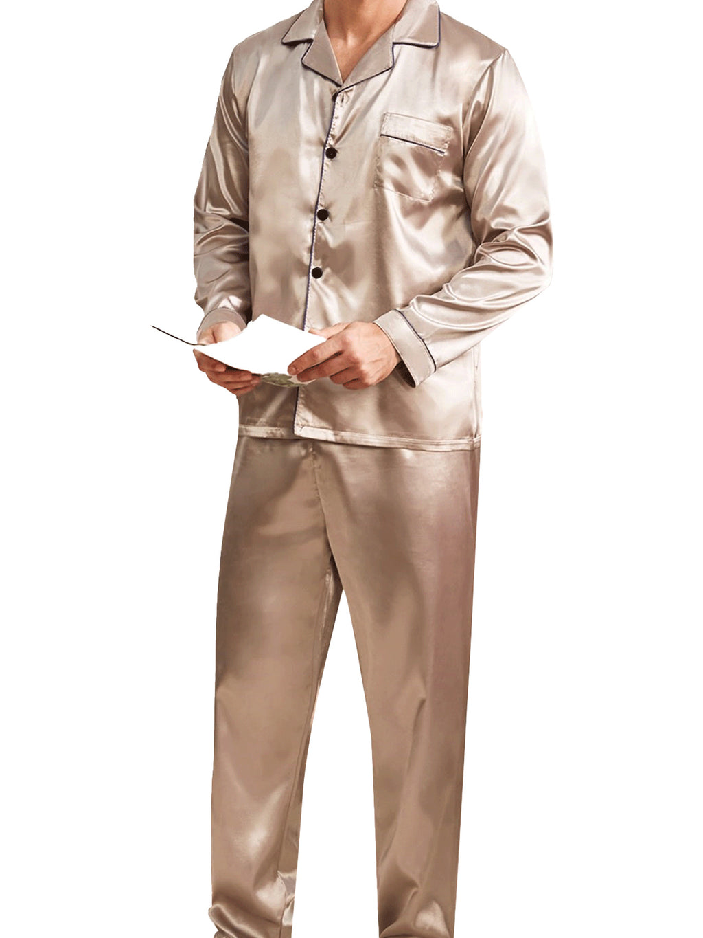 Herren Pyjama Set Langarm
