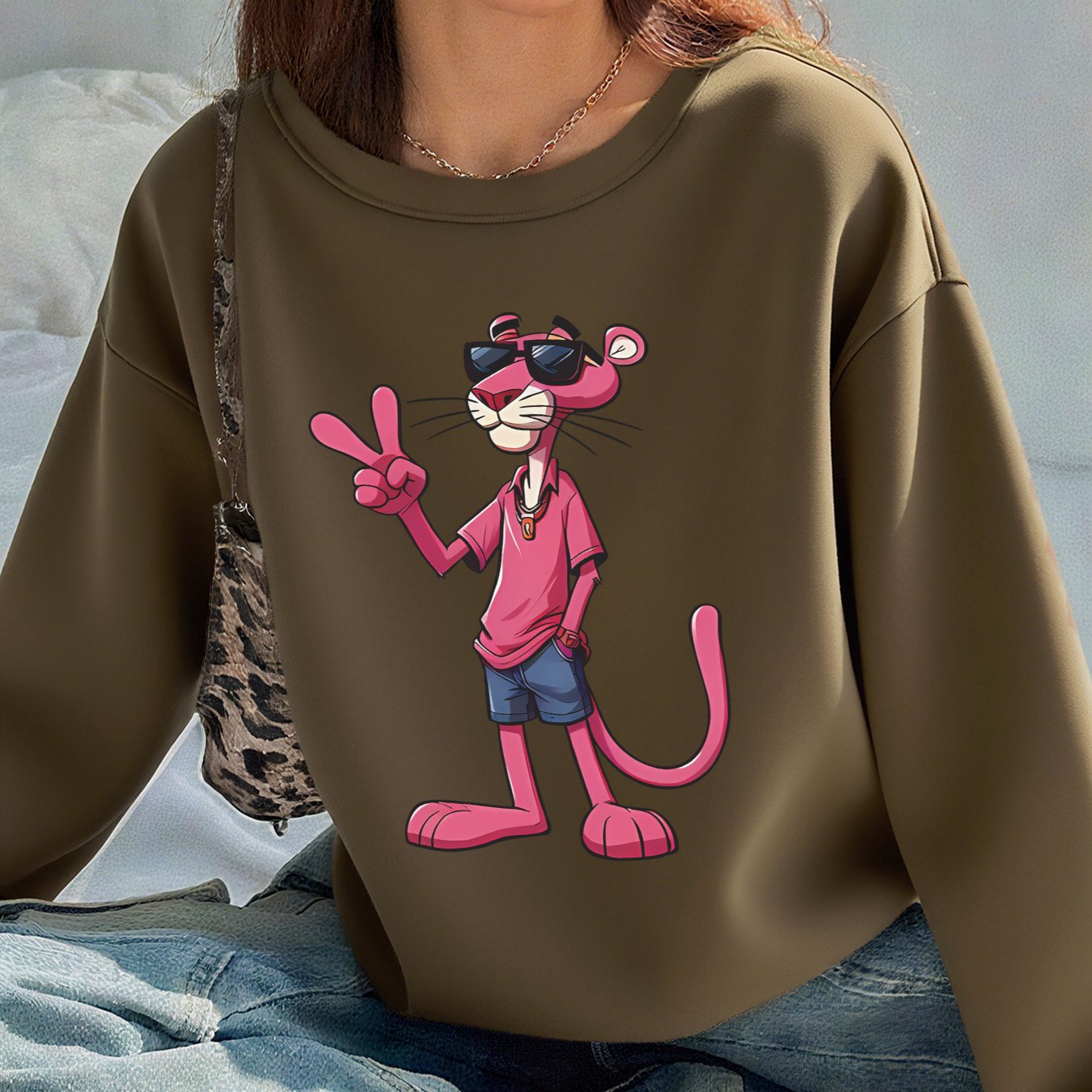 Damen Oversize Fleece Hoodie Winter