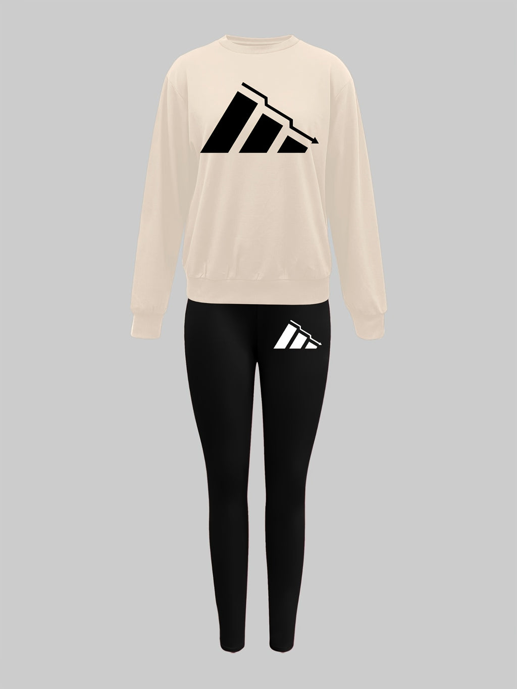 Damen Sweatshirt Leggings Set Winter