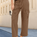 Damen Cargo Hose Wide Leg
