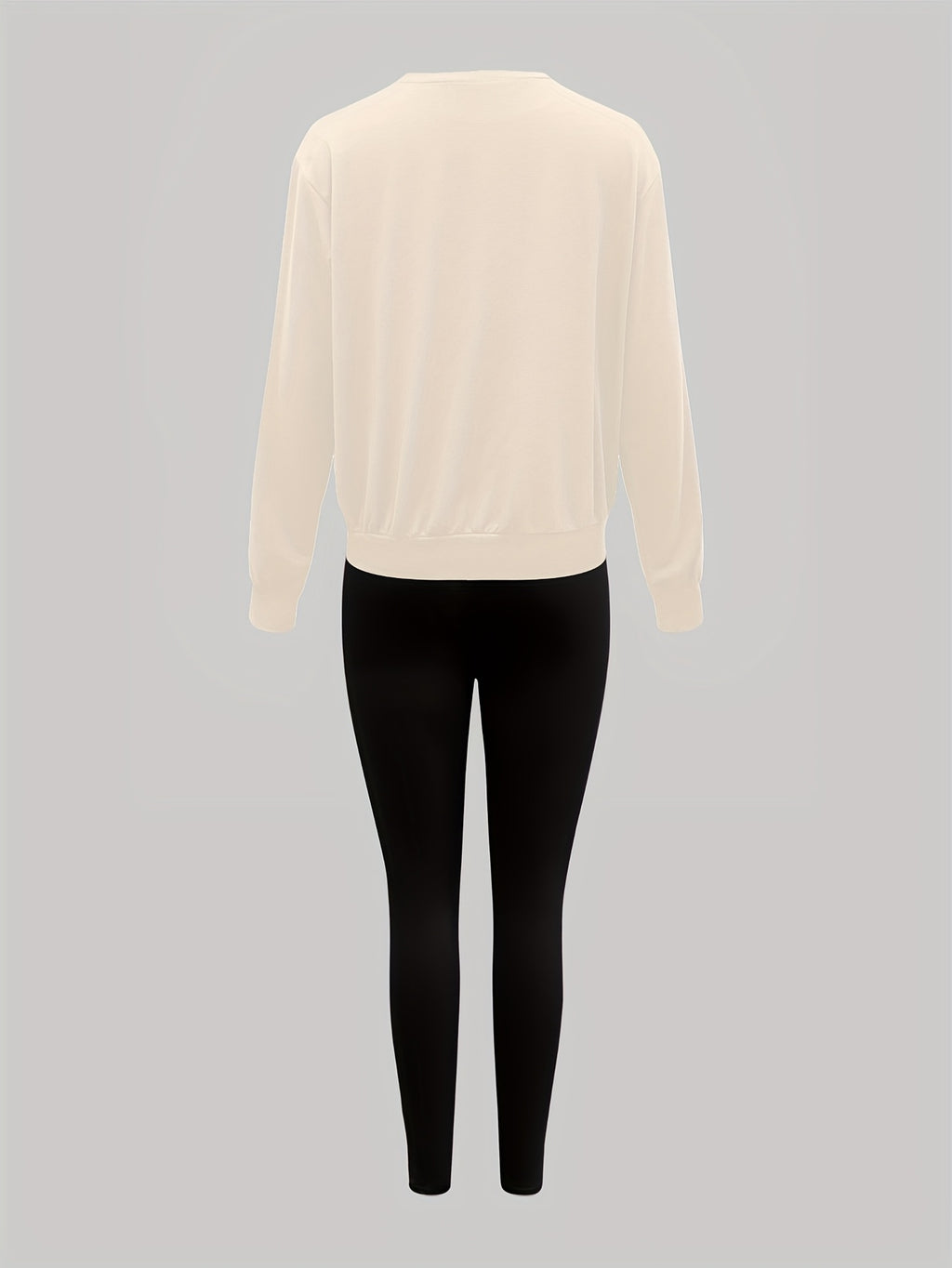 Damen Sweatshirt Leggings Set Winter
