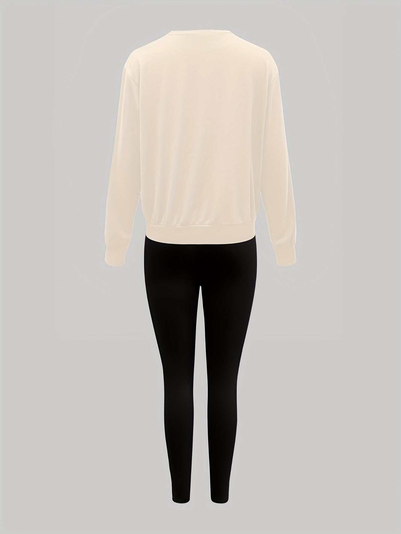 Damen Sweatshirt Leggings Set Winter
