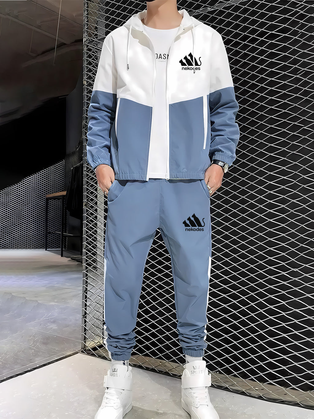 Herren Hoodie Jogger Set Winter