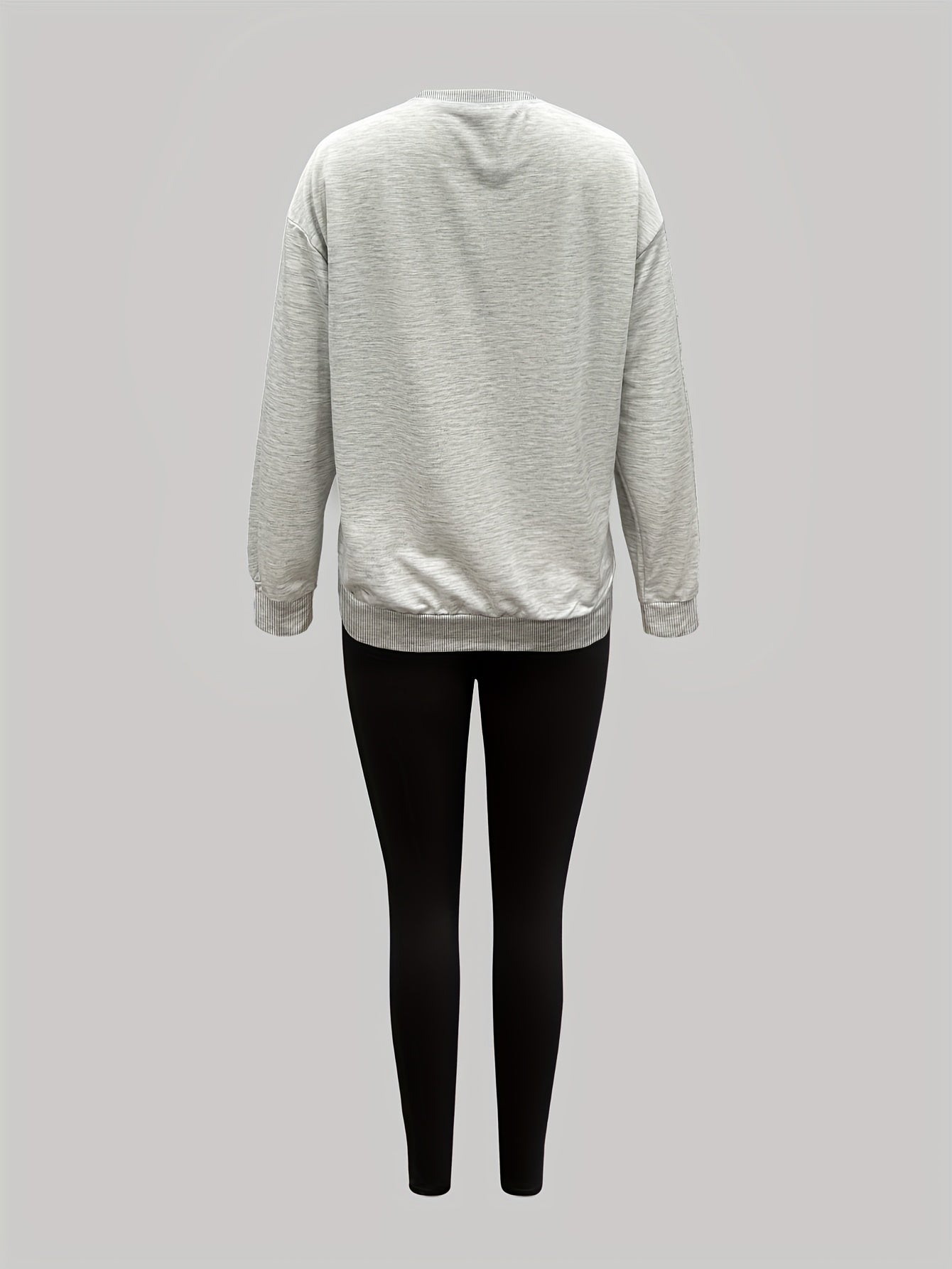 Damen Sweatshirt Leggings Set Winter