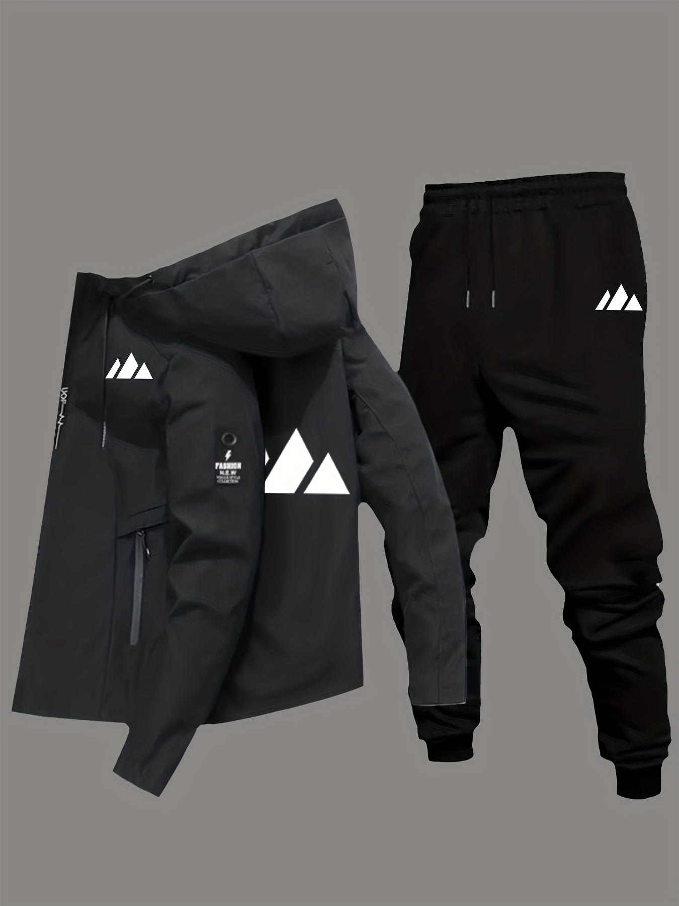 Herren Sport Jacken Set Modern