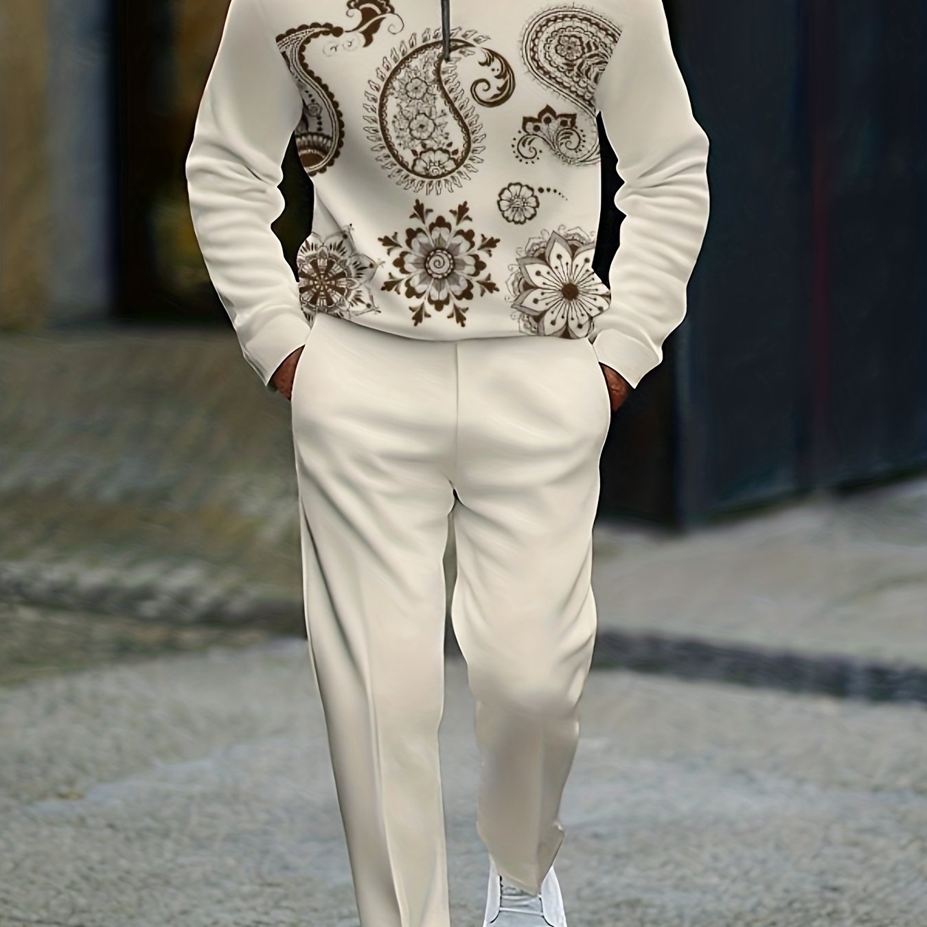 Herren Paisley Anzug Set