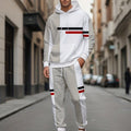 Herren Hoodie Set Geometrisch