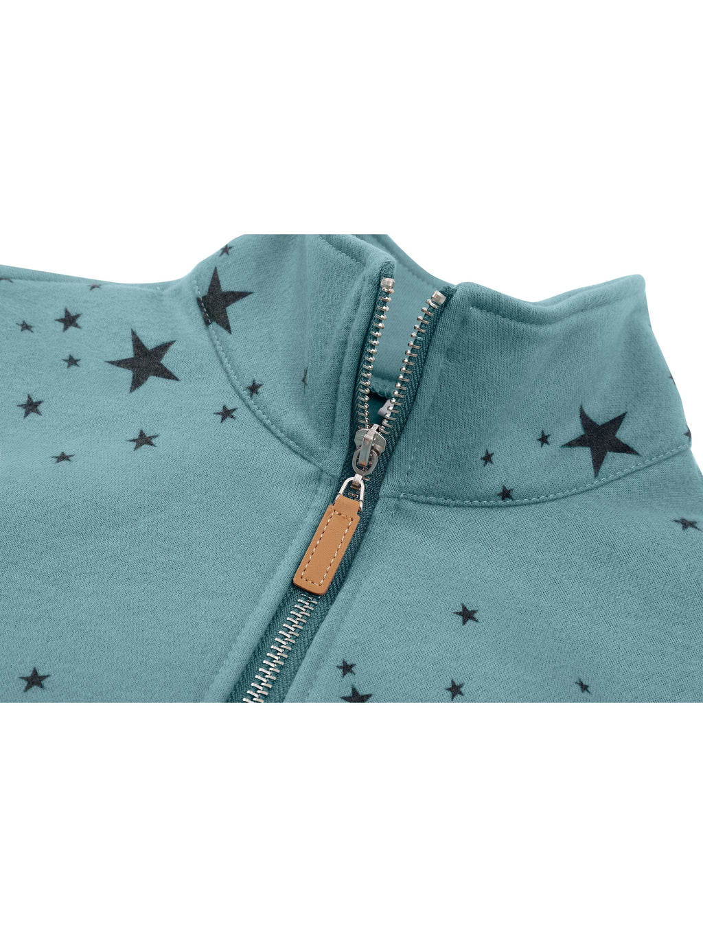 Damen Half Zip Sweatshirt Sterne