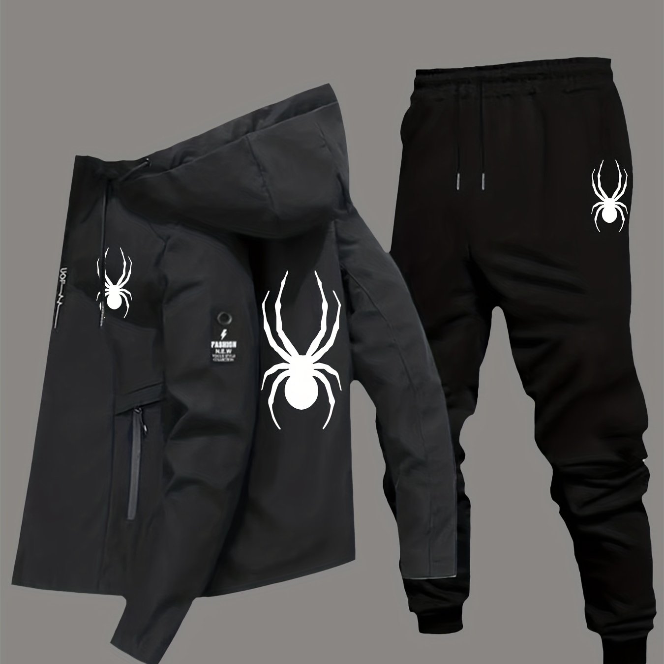 Herren Sport Jacken Set Casual