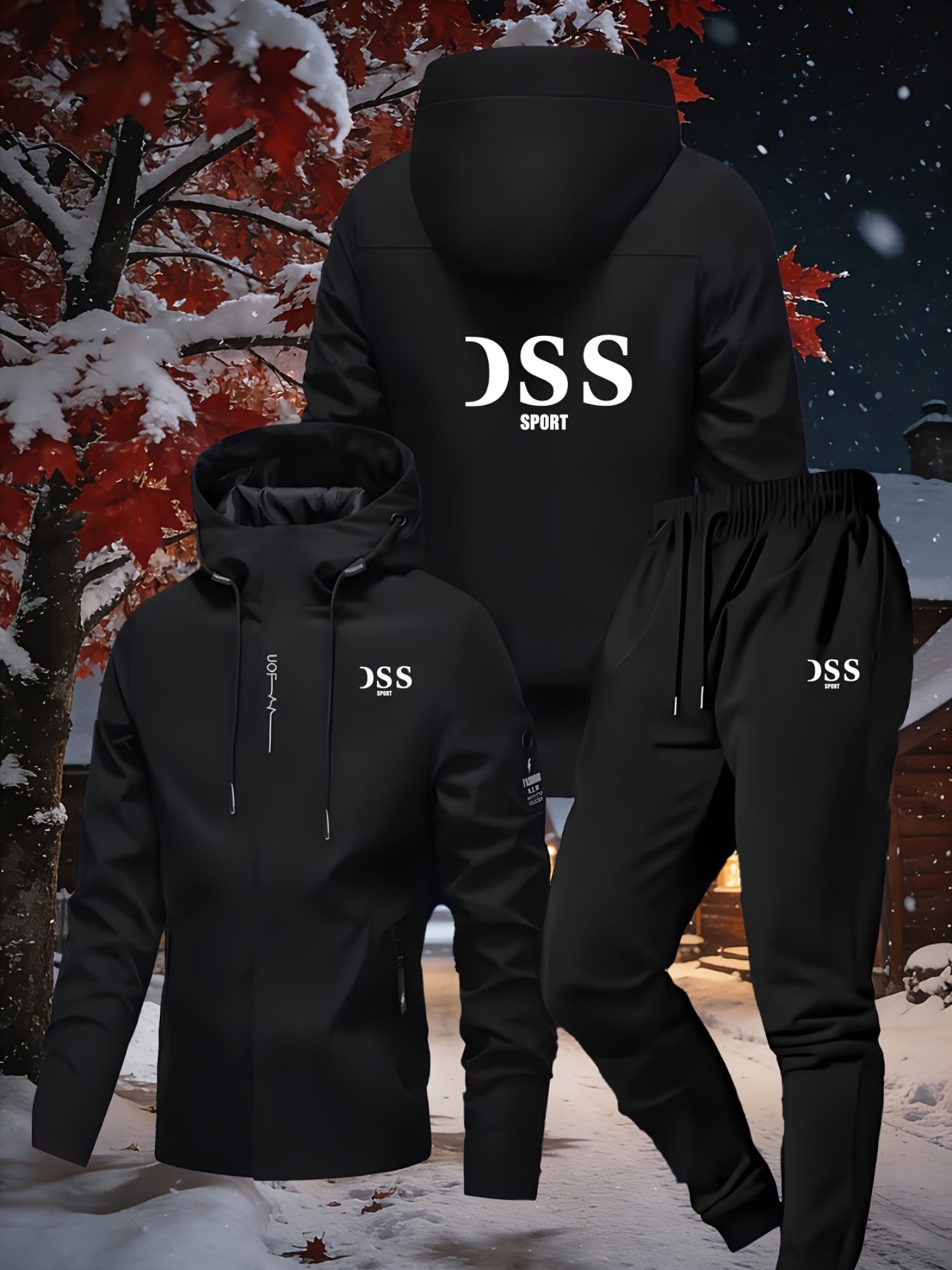 Herren Softshell Jacken Hosen Set