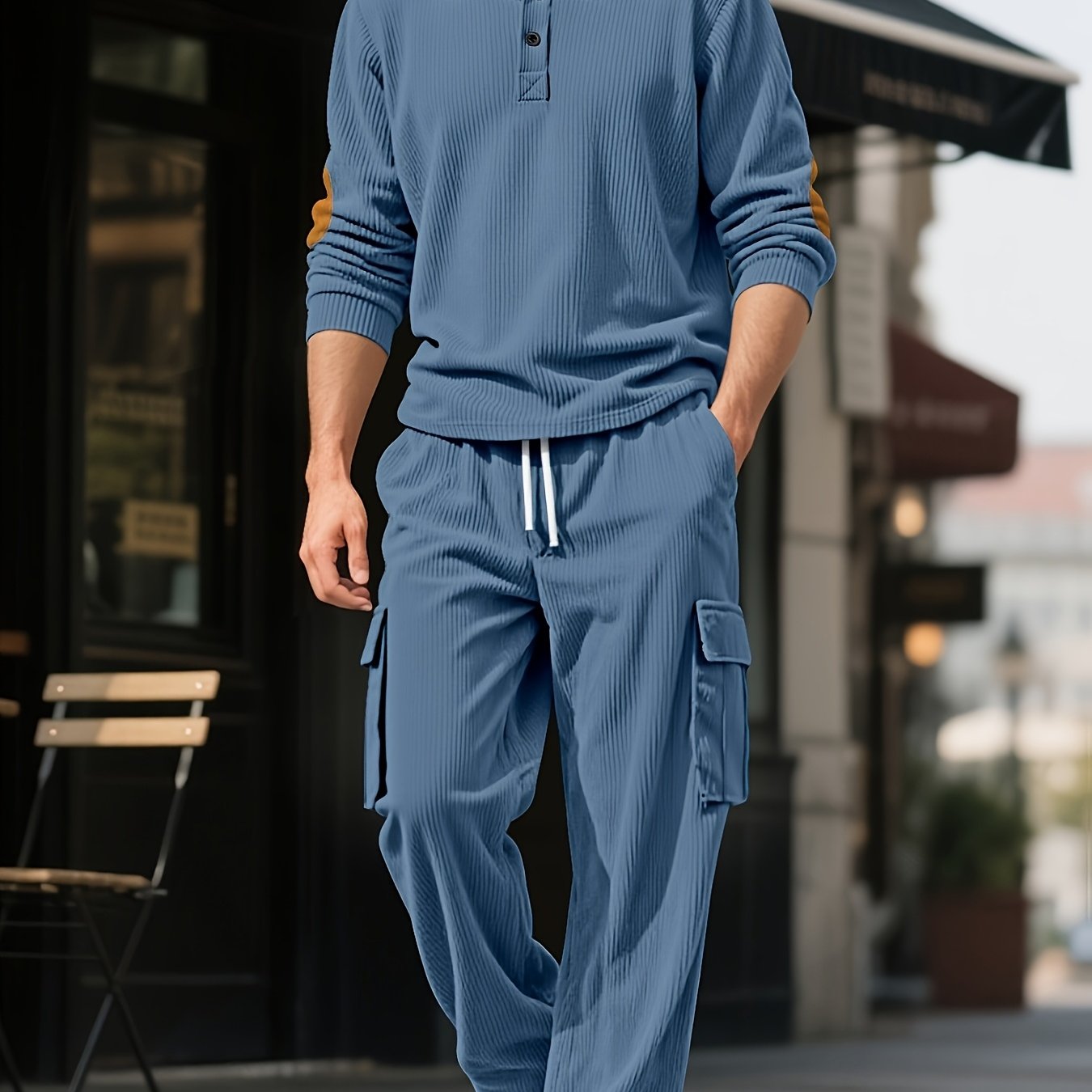 Herren Cord Outdoor Set Vintage