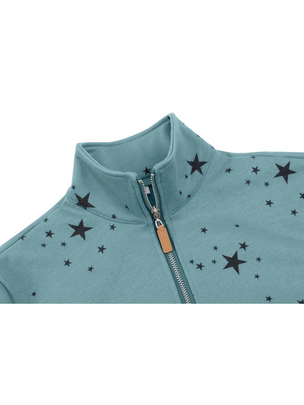 Damen Half Zip Sweatshirt Sterne