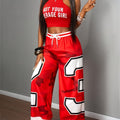 Damen Zweiteiler Weste Hose Boho