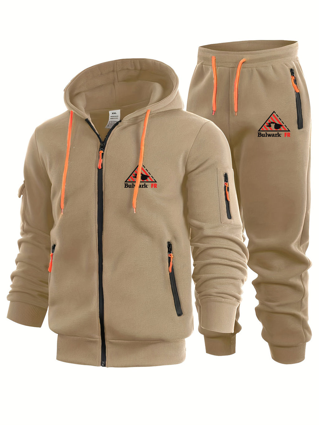 Herren Zip Hoodie Jogger Set
