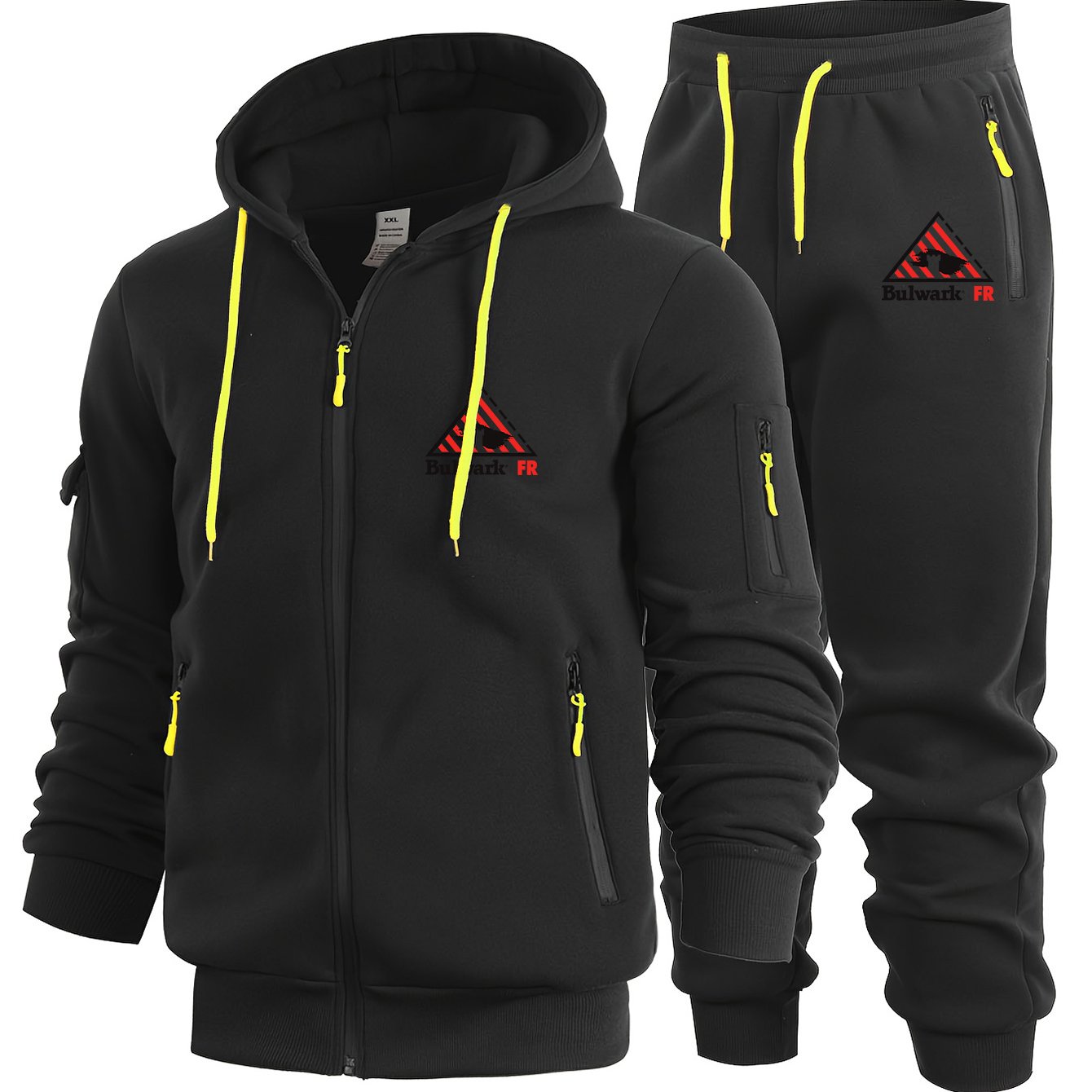 Herren Zip Hoodie Jogger Set