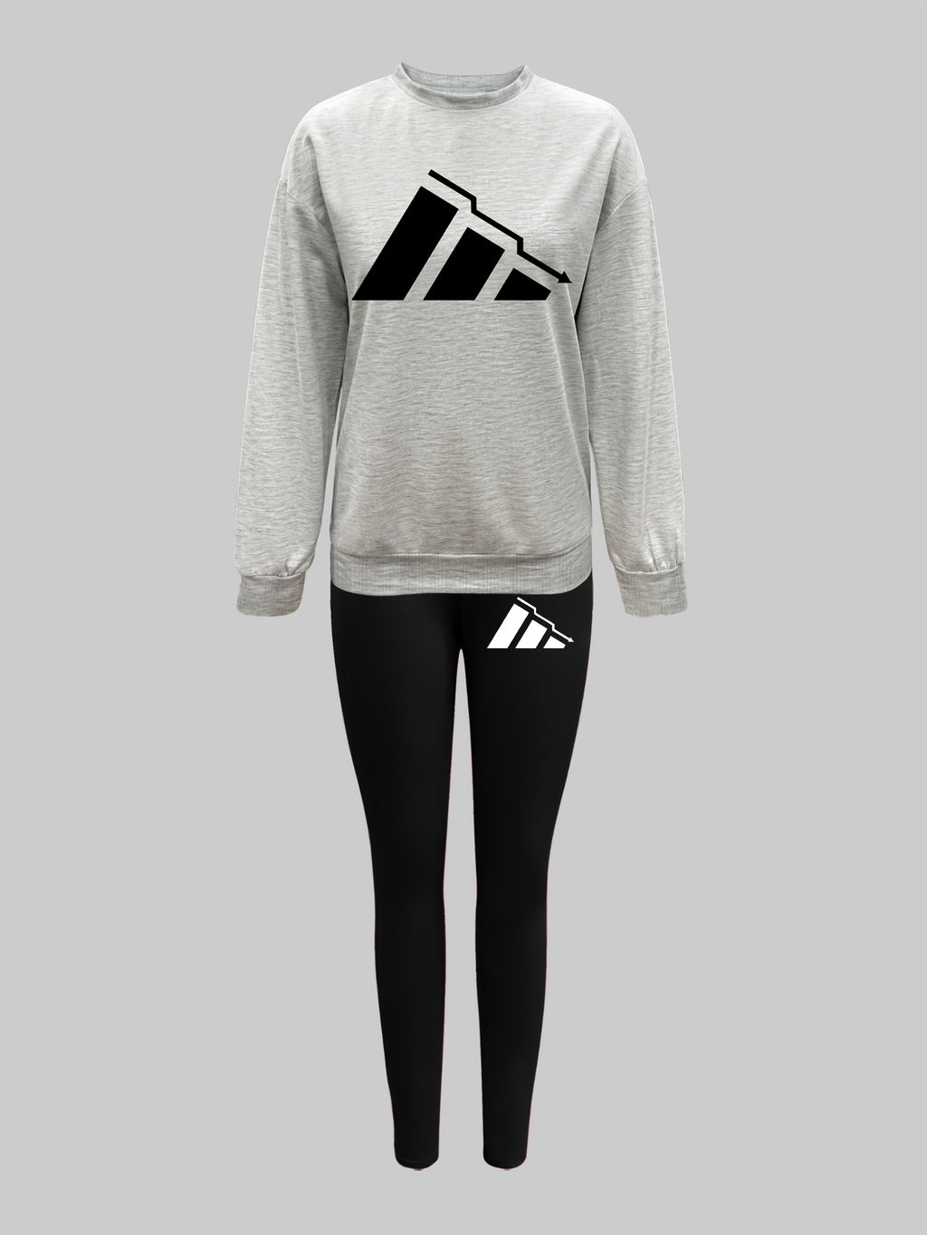 Damen Sweatshirt Leggings Set Winter