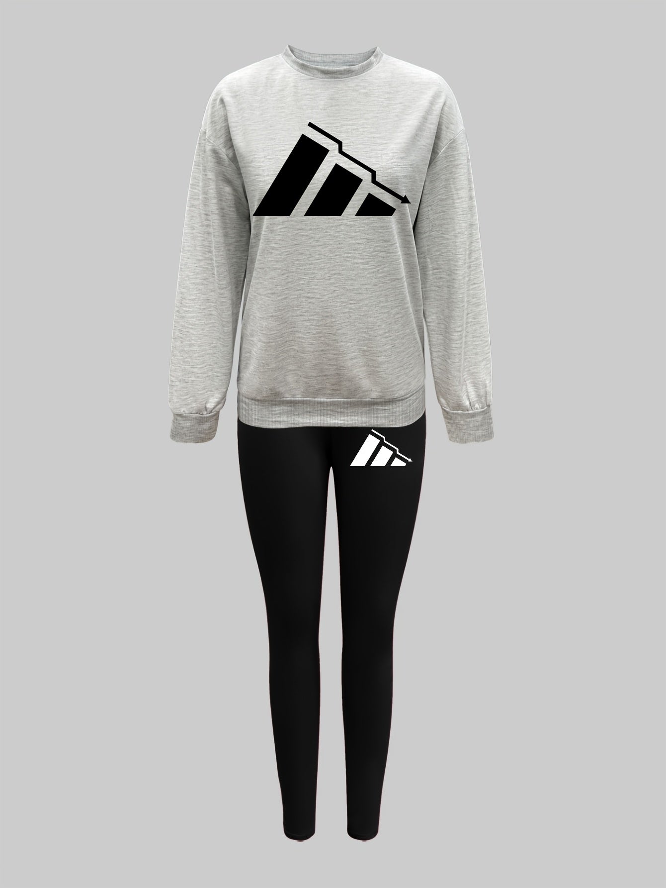 Damen Sweatshirt Leggings Set Winter