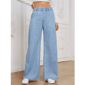 Damen Stoffhose Wide Leg