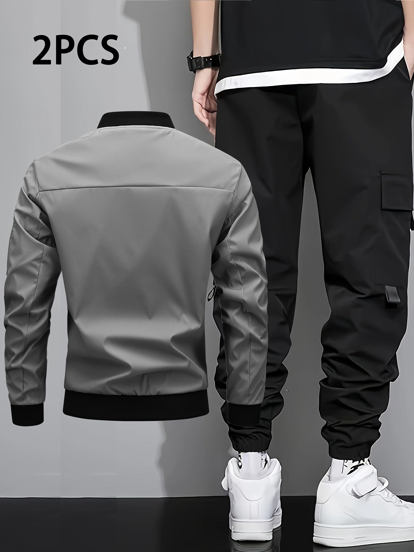 Herren Sport Jacke Cargo Set