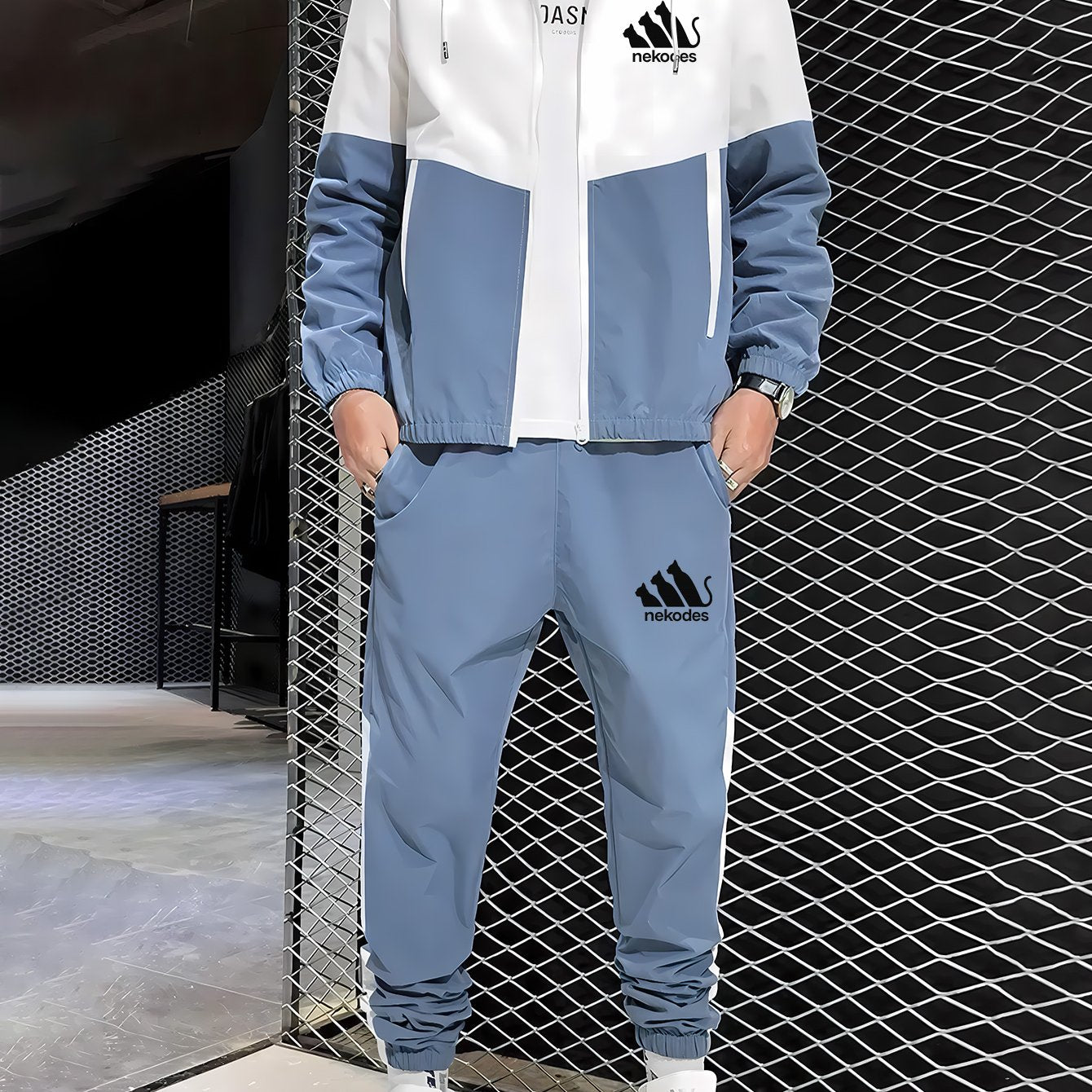 Herren Hoodie Jogger Set Winter