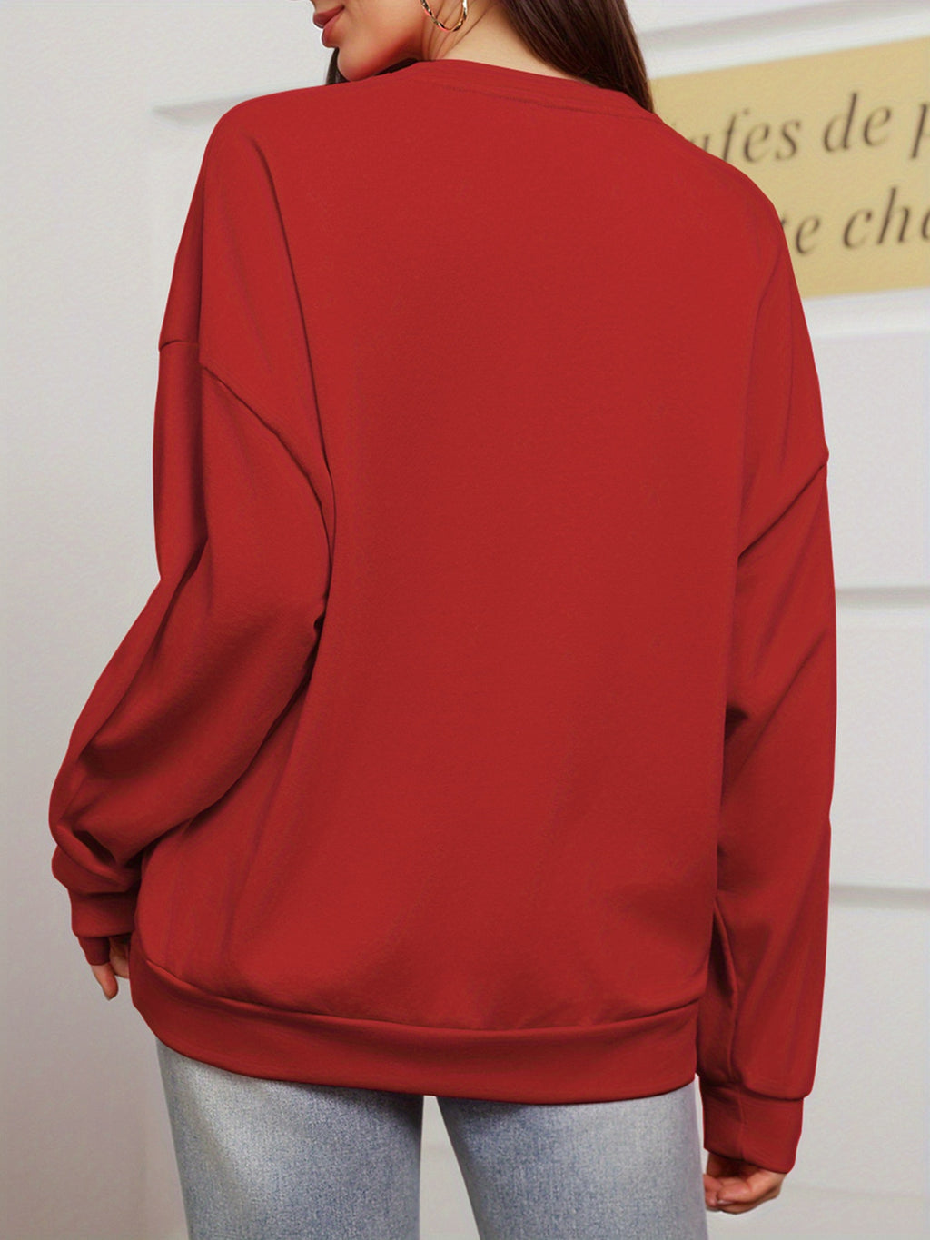Damen Sweatshirt Pink Leopard Print