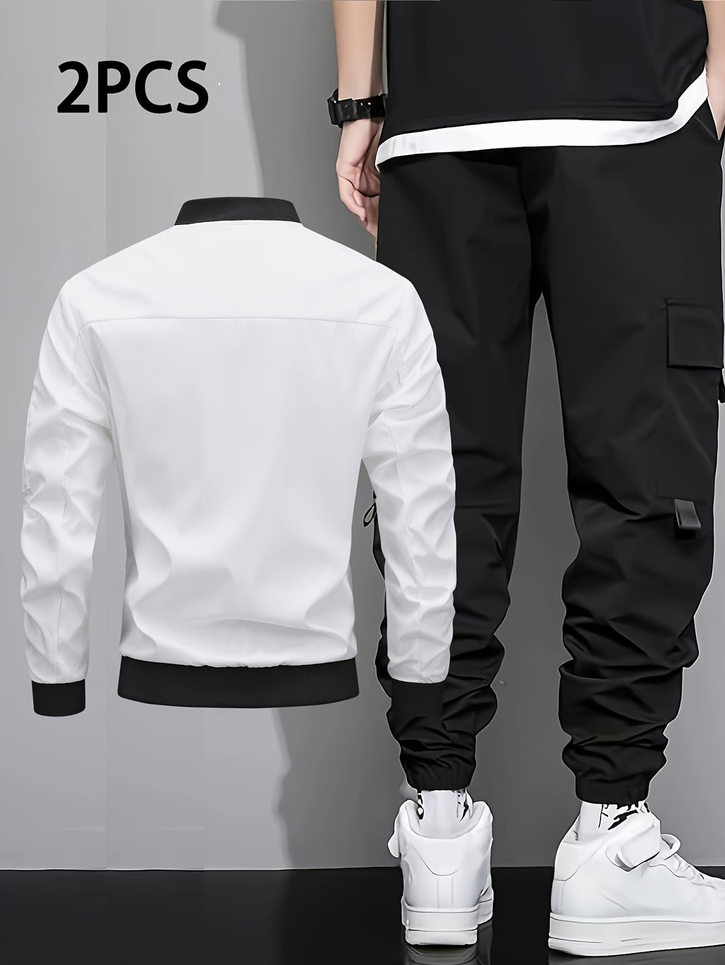 Herren Sport Jacke Cargo Set
