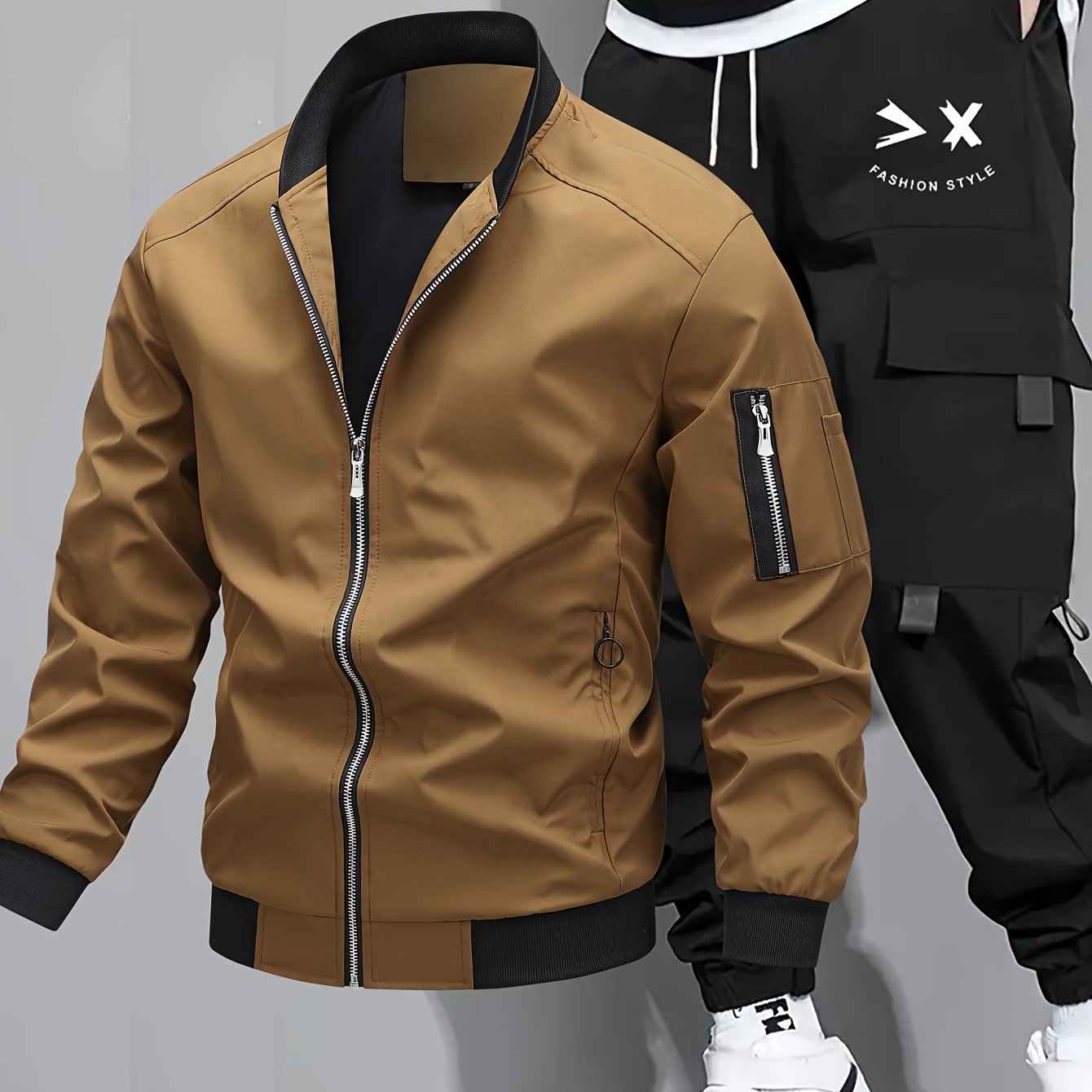 Herren Sport Jacke Cargo Set
