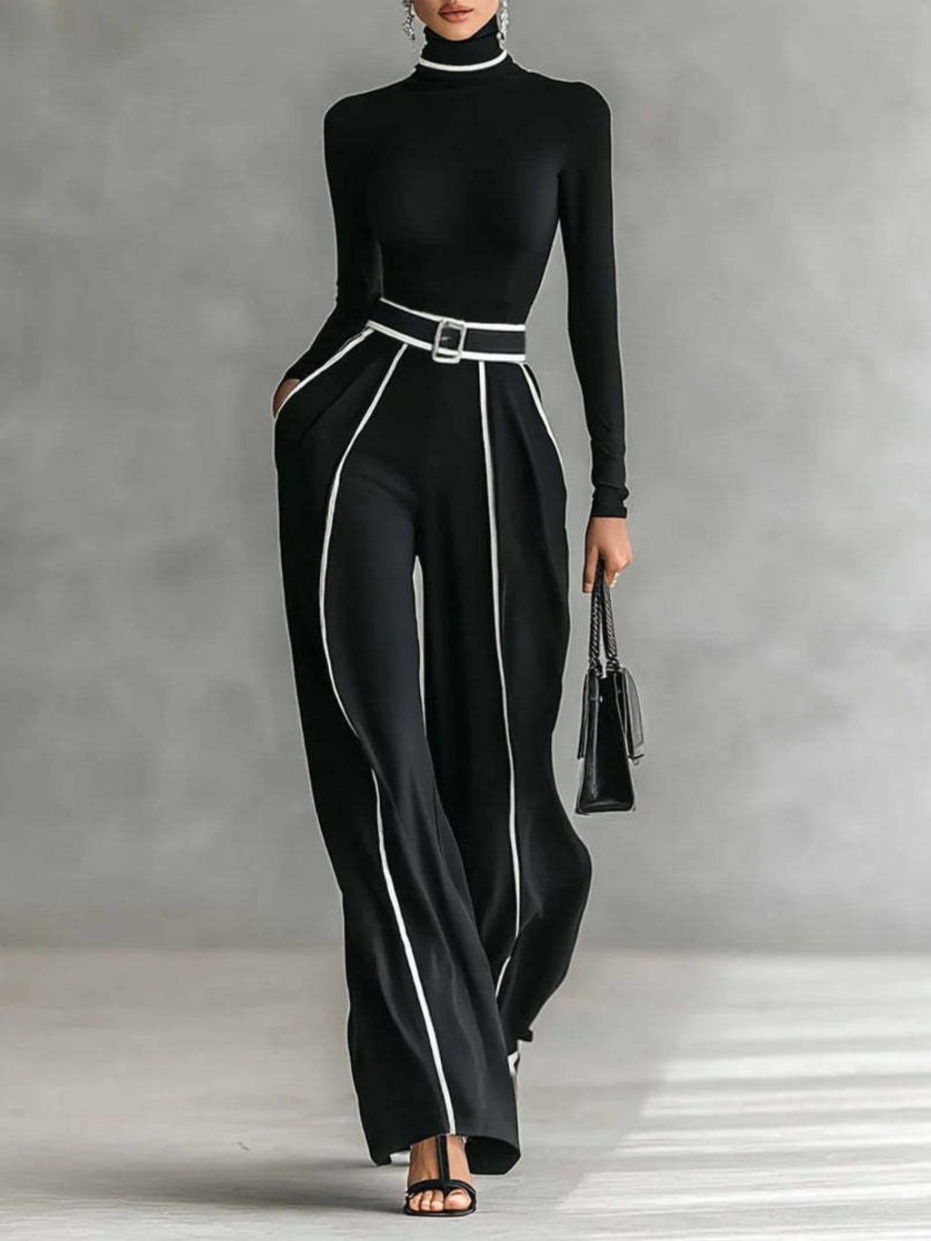Elegantes Damen Zweiteiler Set