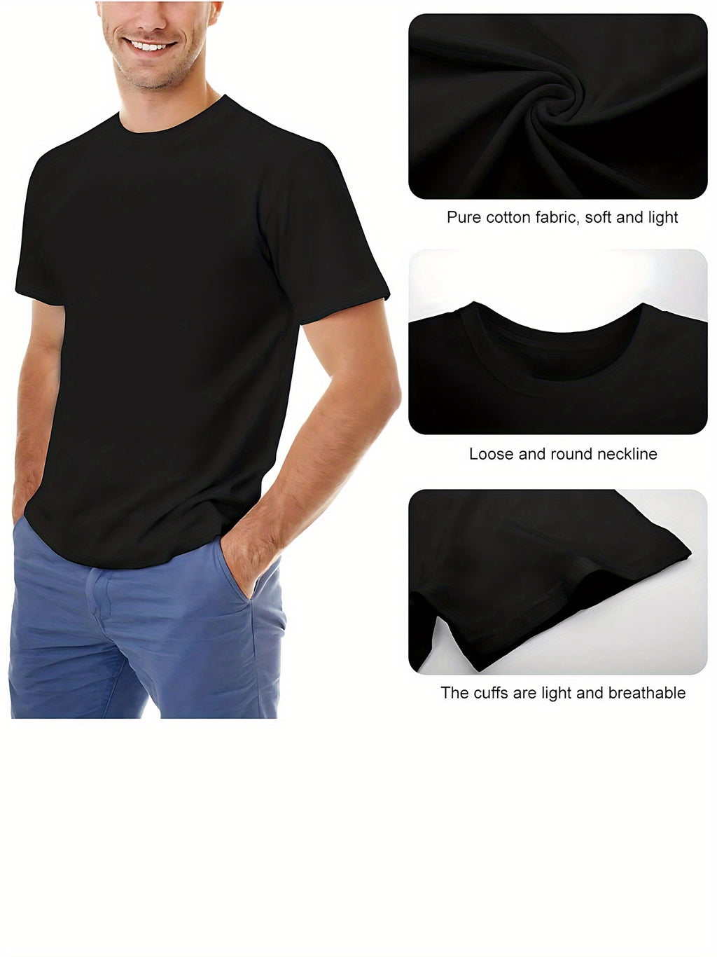 Herren Quick Dry T-Shirt Aviation