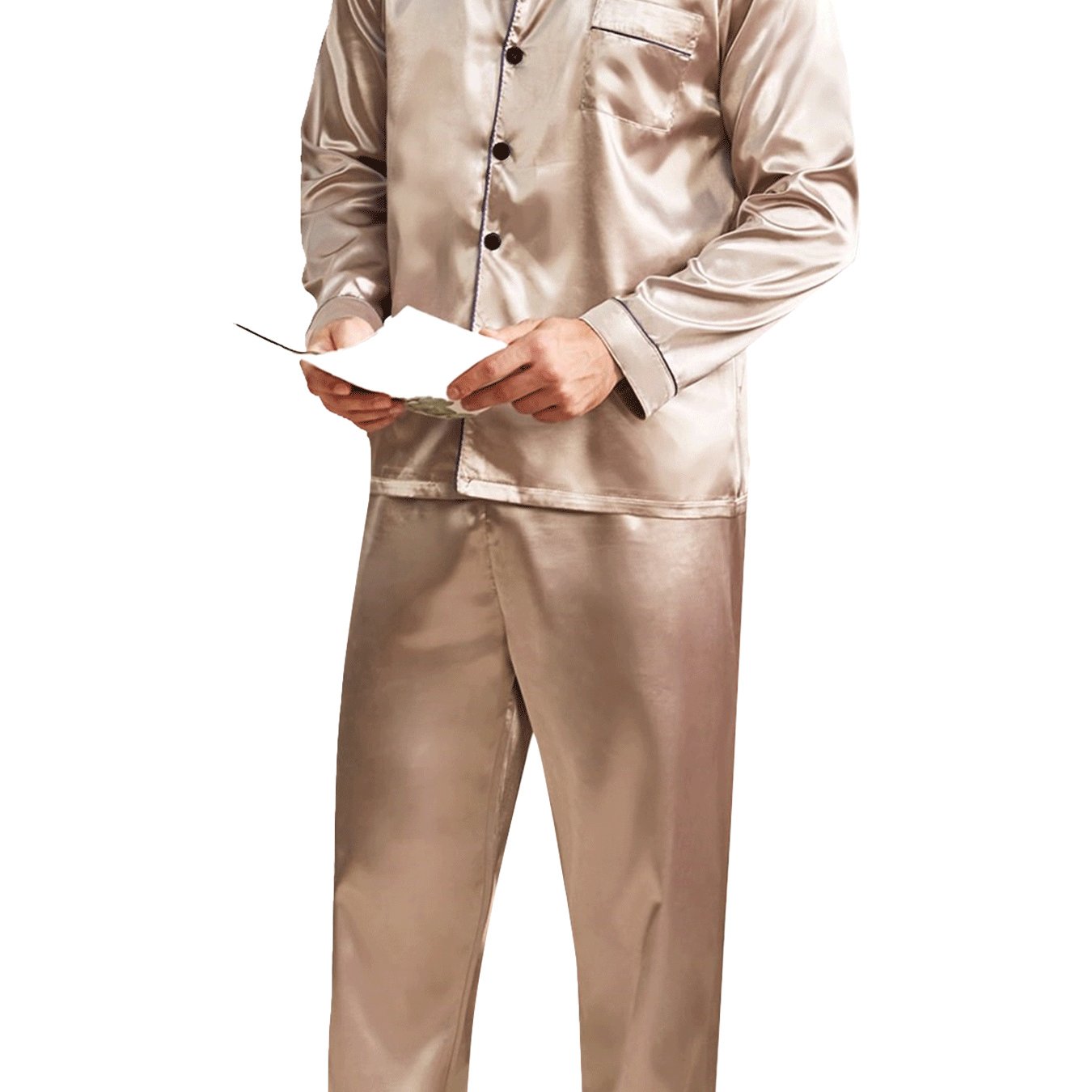 Herren Pyjama Set Langarm