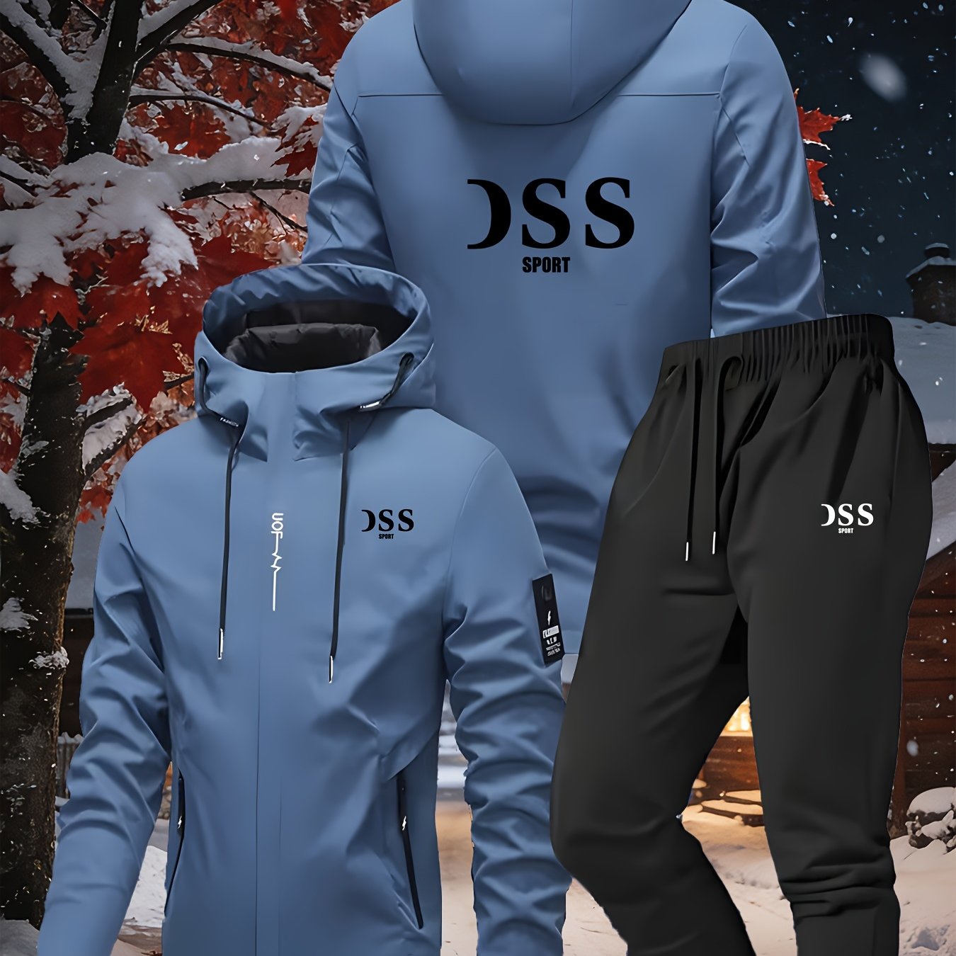 Herren Softshell Jacken Hosen Set