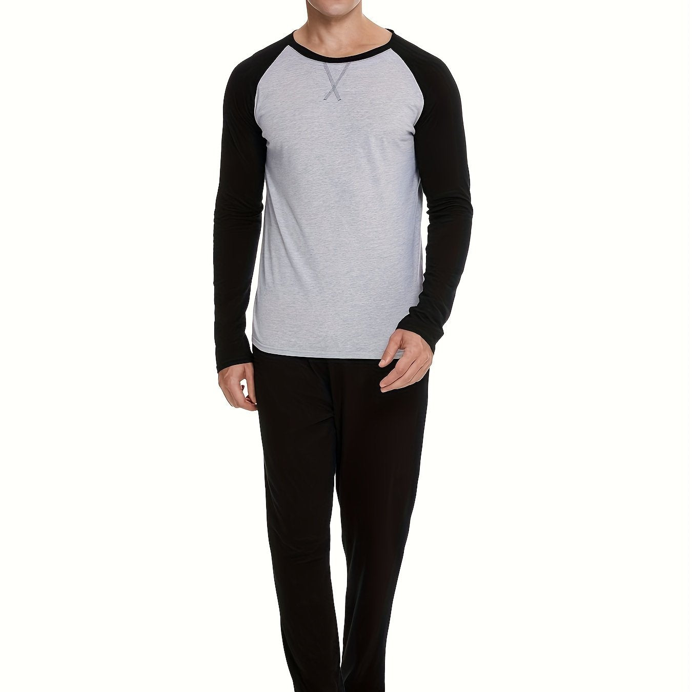 Herren Loungewear Set Grau Bequem