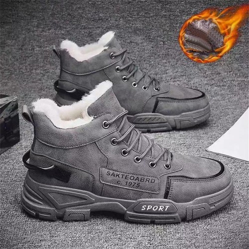 Herren Winter Stiefeletten Gefüttert Warm