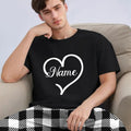 Herren Pyjama Set Kurzarm Kariert