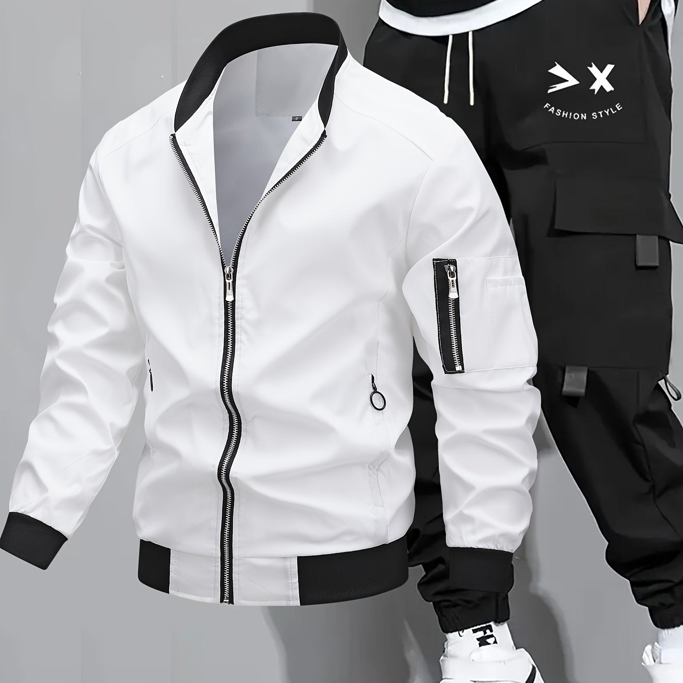 Herren Sport Jacke Cargo Set