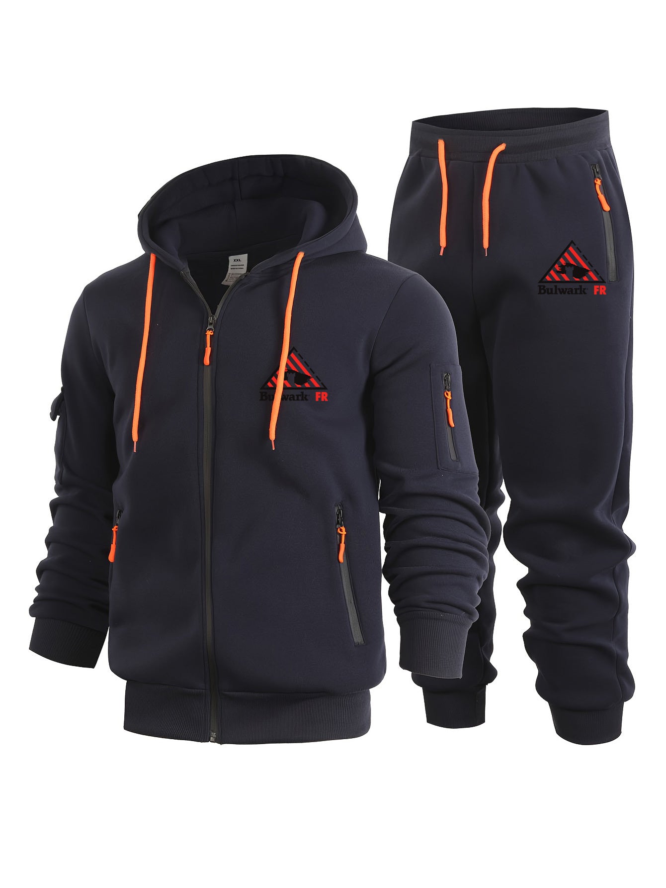 Herren Zip Hoodie Jogger Set