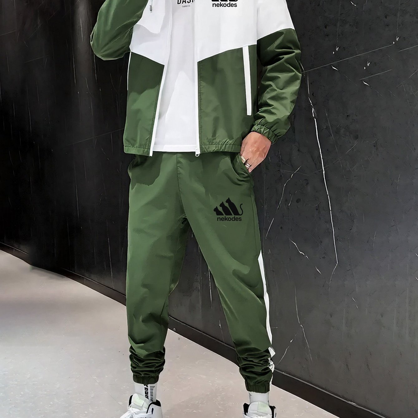 Herren Hoodie Jogger Set Winter