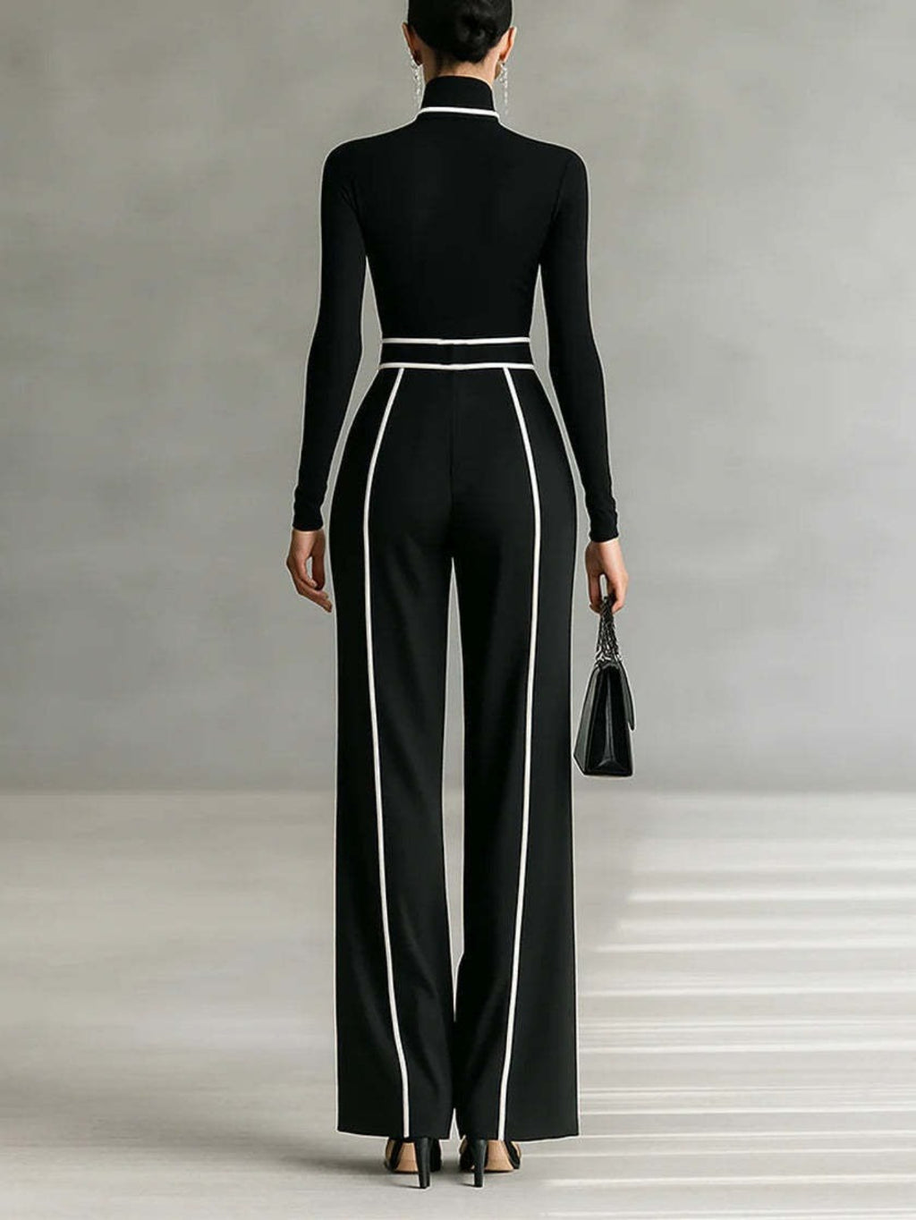Elegantes Damen Zweiteiler Set