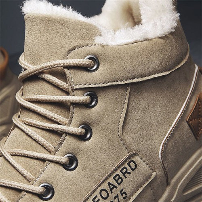 Herren Winter Stiefeletten Gefüttert Warm