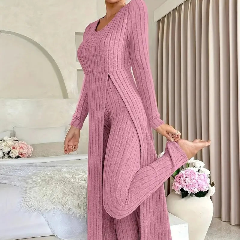 Damen Casual Zweiteiler Herbst Winter