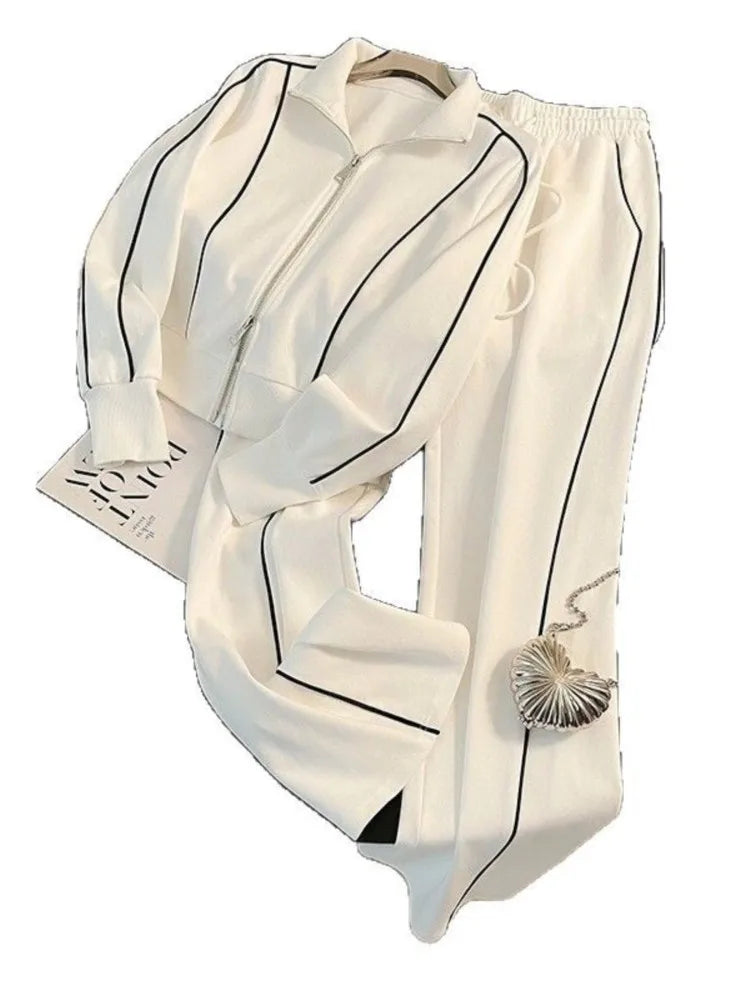 Damen Sport Set Elegant Farbblock