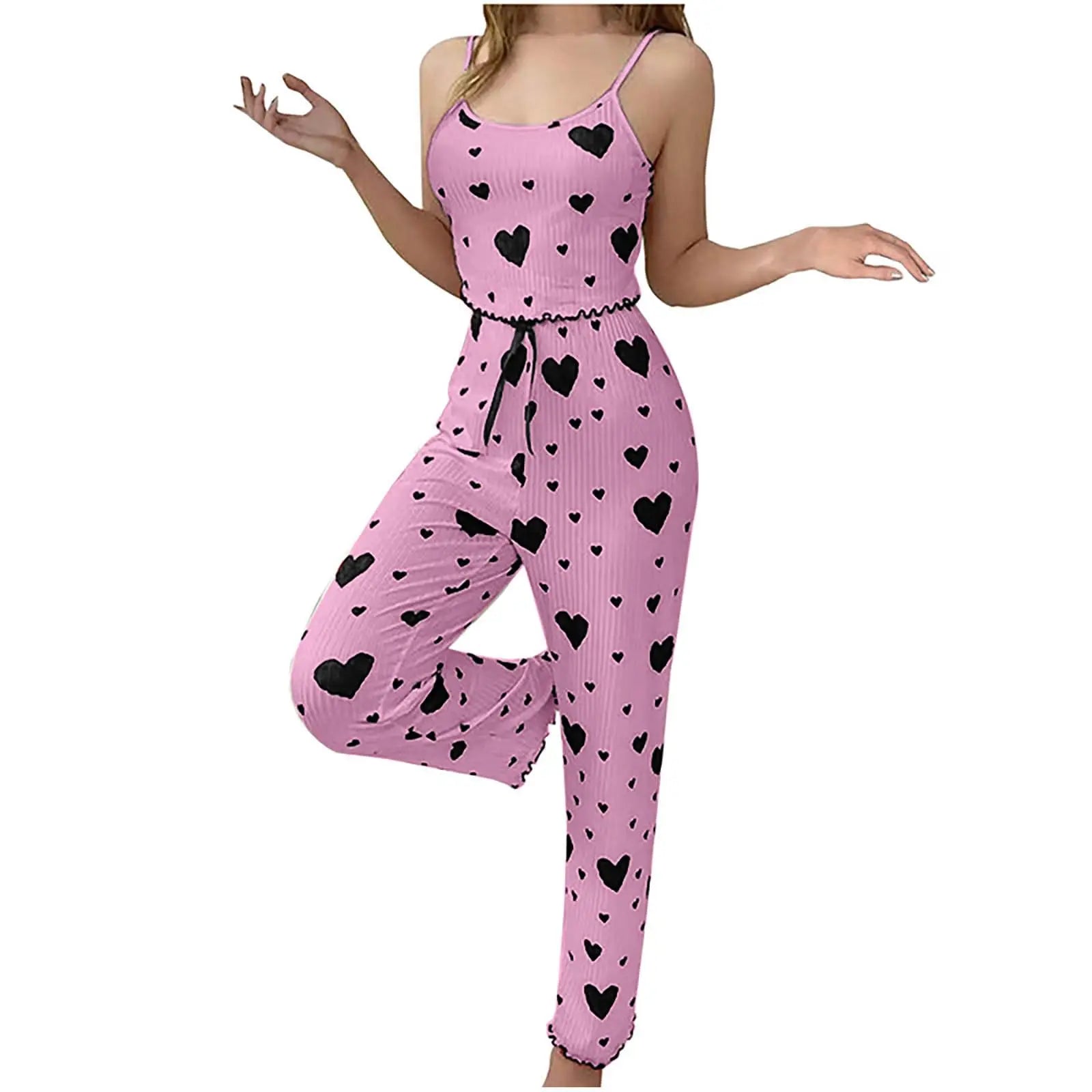 Damen Pyjama Plus Size Love