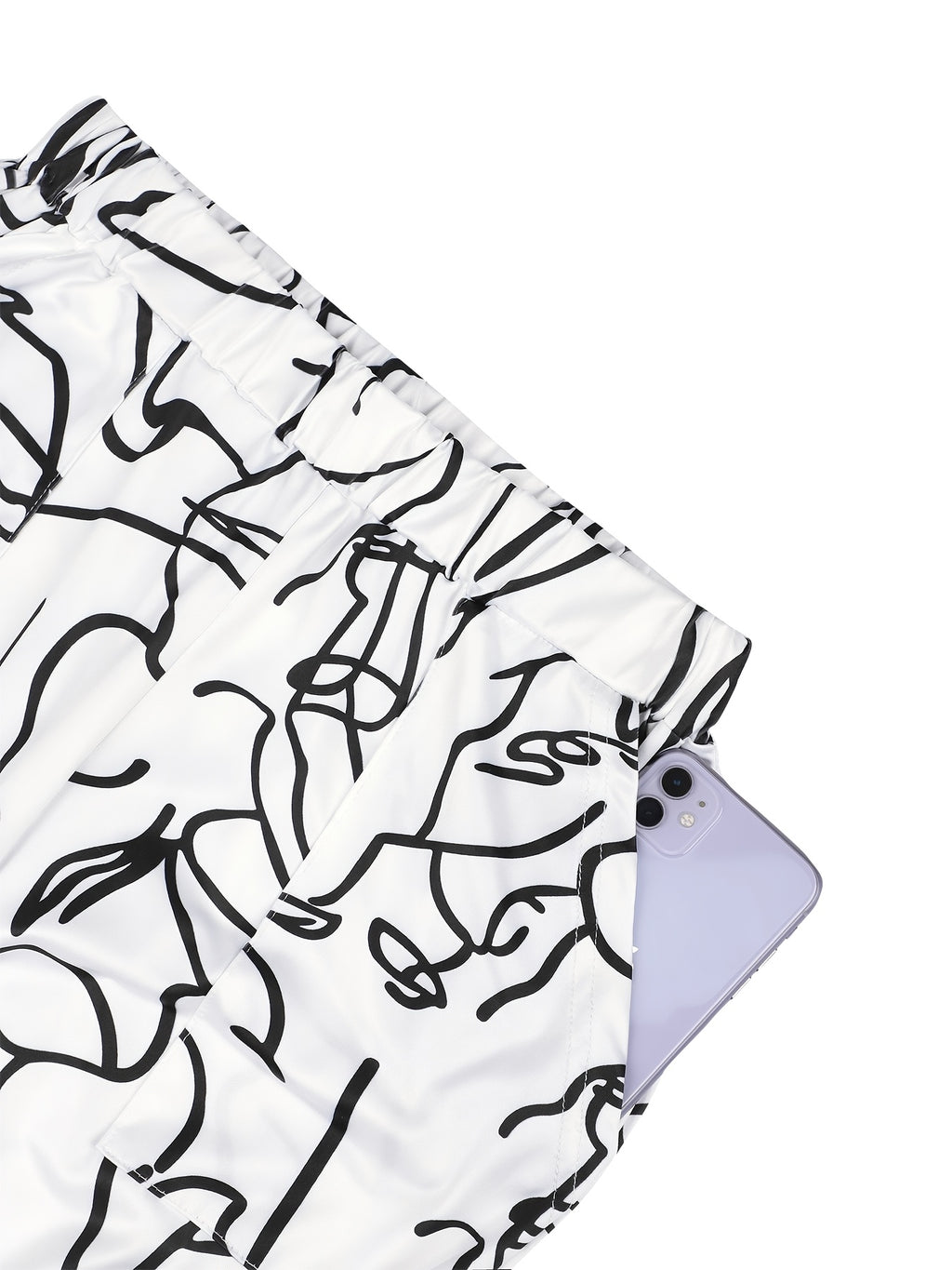 Damen High Waist Wide Leg